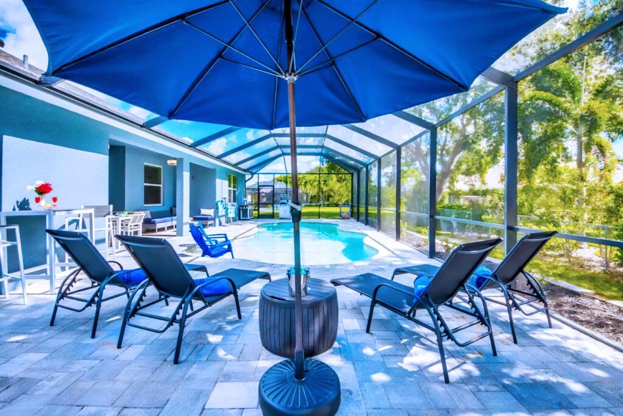 Beautiful Cape Coral Oasis! King Bed, Bbq, Heated Pool, Pvt Yard & Much More! Exteriör bild