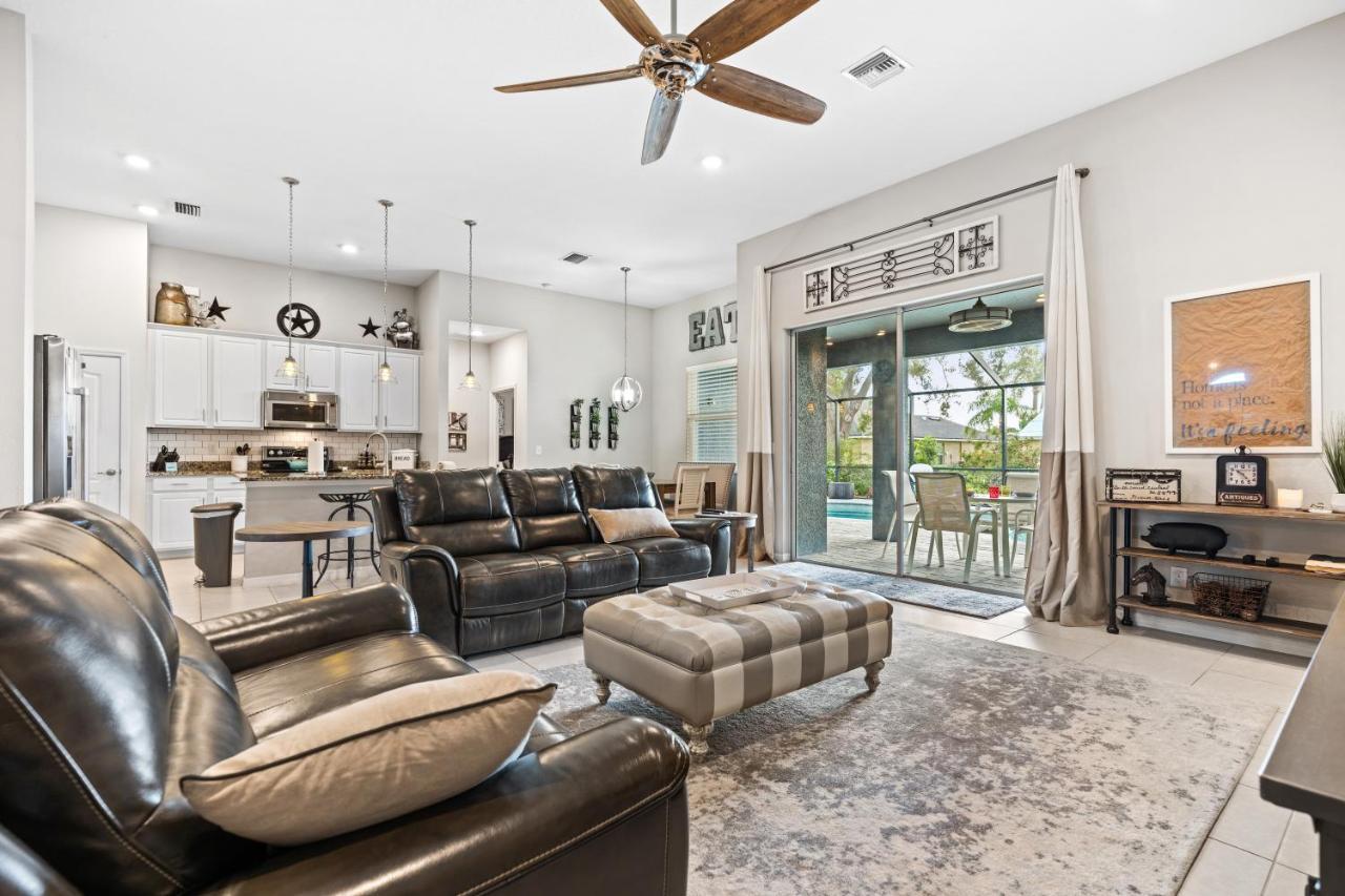 Beautiful Cape Coral Oasis! King Bed, Bbq, Heated Pool, Pvt Yard & Much More! Exteriör bild