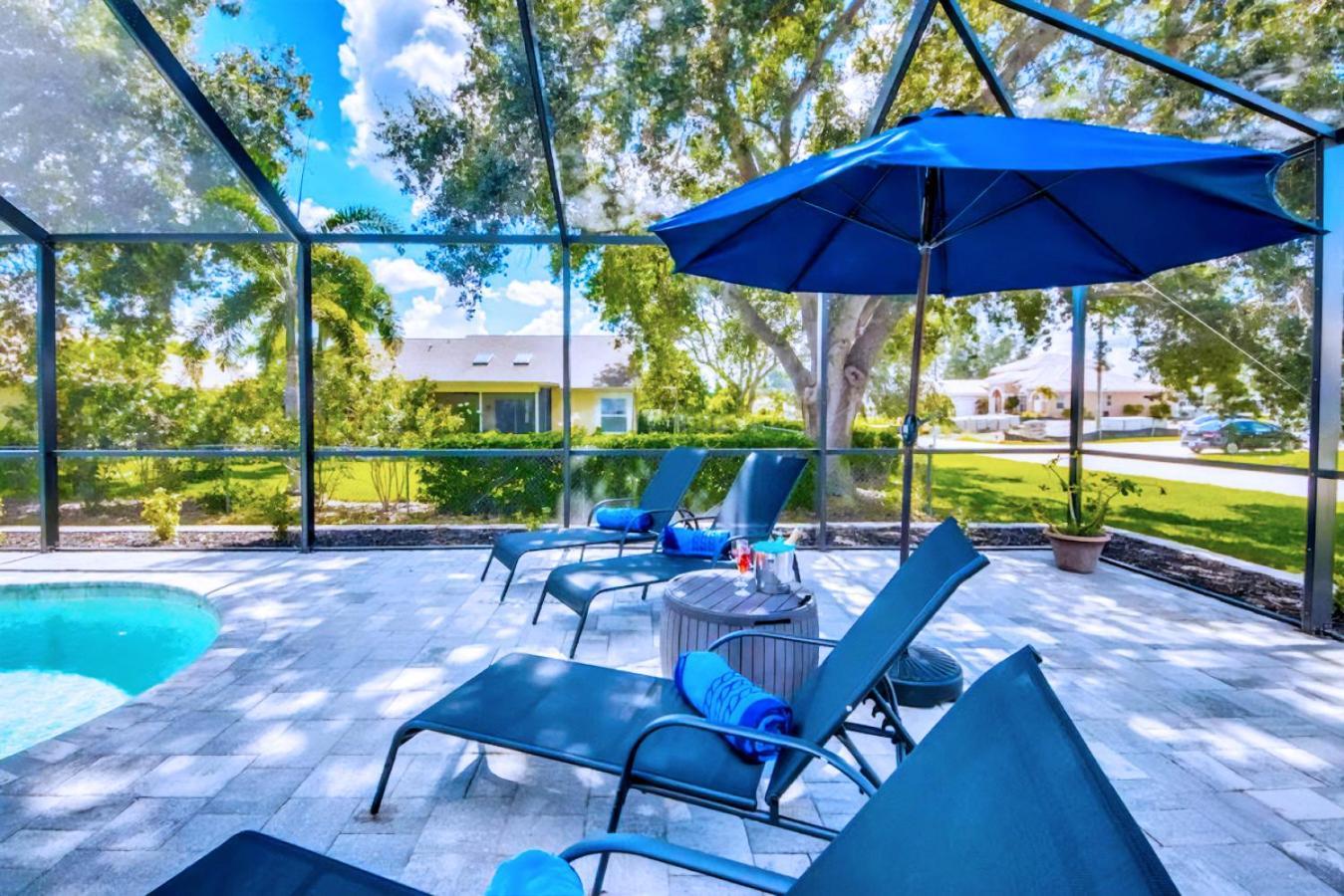 Beautiful Cape Coral Oasis! King Bed, Bbq, Heated Pool, Pvt Yard & Much More! Exteriör bild